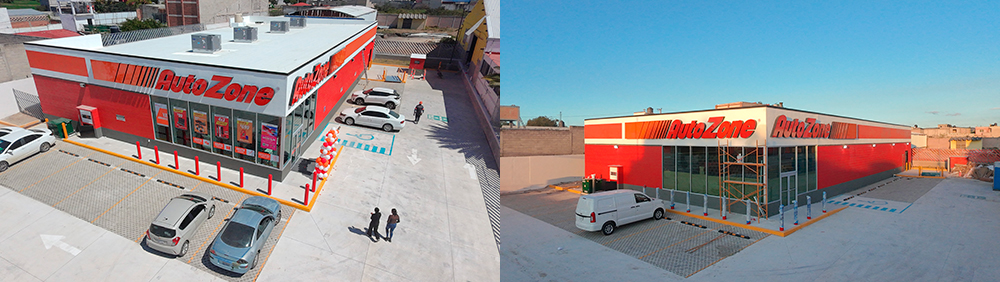 Construcción de Tienda AutoZone Tlaxcoapan